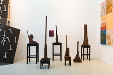 Ausstellung FRANZ_GIPFELGLÜCK  Installation in der Kreis Galerie, Nürnberg 2019