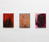 Nebel, je 32x24cm, Acryl, Papier, 2020