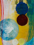 Opal Opak 1, Acryl, Papier, 30,5x22,5cm, 2008