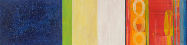 Shiva 10, Acryl, Papier, 24x96cm, 2010