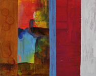 Zeit und Gedächtnis 1, Acryl, Papier, 32x24cm, 2008