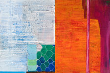DUO 2, 40x60cm, 2011-2014, Acryl/Papier