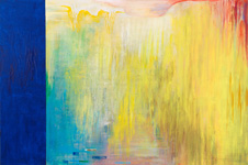 Spielfeld 8, 180x270cm, 2015/2018, Acryl auf LWD