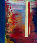 Spielfeld.plus 2, 40x34cm, 2015, Acryl auf Papier