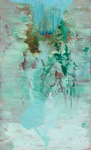 Verdigris 27, 165x100cm, Acryl Oxidation auf Lwd, 2020