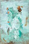 Verdigris 4, 220x125cm, Acryl Oxidation auf Lwd, 2017